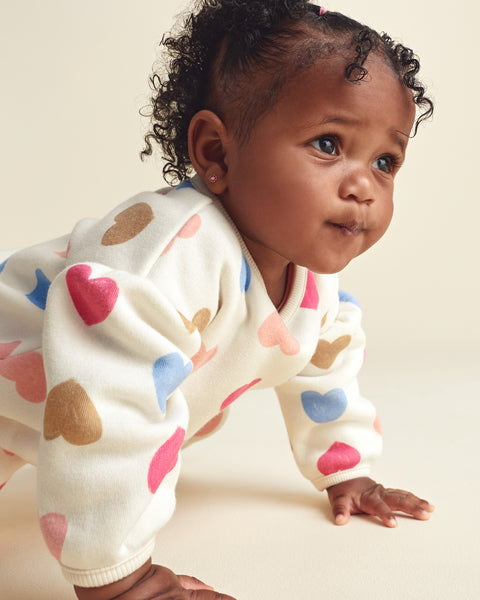 Carters Conjunto De Pantalon I Heart Daddy Cardi 3pcs para Bebé Niña