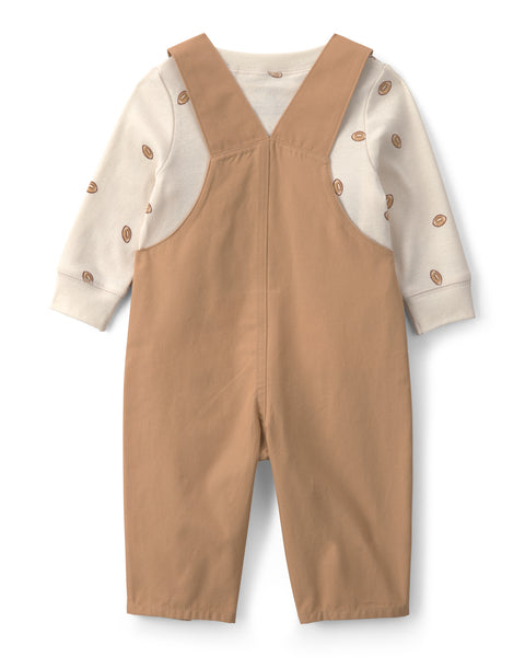 Carters Conjunto De Overol Football Brown para Bebé Niño