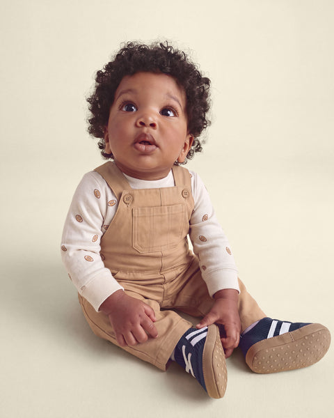 Carters Conjunto De Overol Football Brown para Bebé Niño