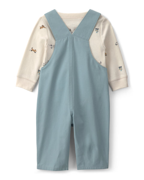 Carters Overol Blue Wolf para Bebé Niño