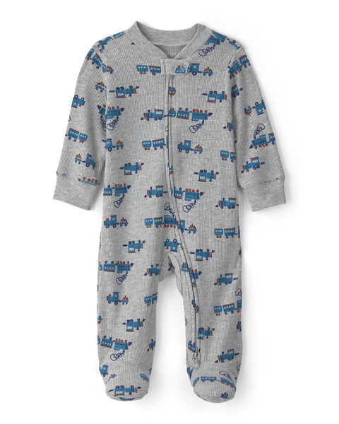 Carters Pijama Textured Train Print para Bebé Niño