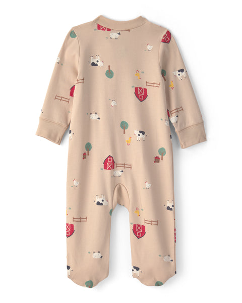 Carters Pijama Interlock Cow Foot Art para Bebé Niño