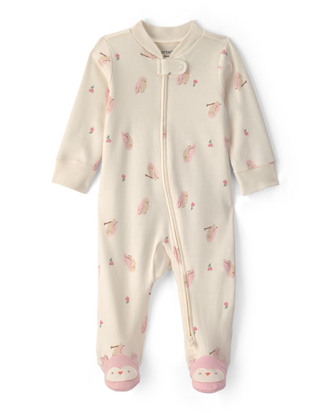 Carters Pijama Interlock Owl Foot Art para Bebé Niño