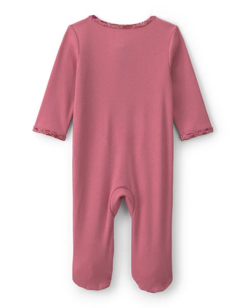 Carters Pijama Textured Floral Pocket para Bebé Niño