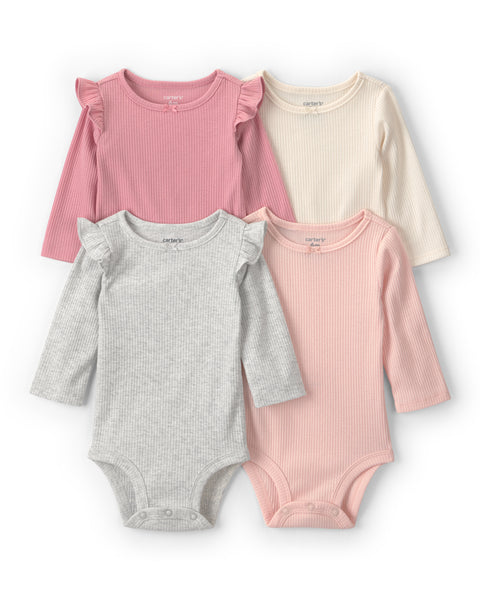 Carters Body Multi Flutter 4pcs para Bebé Niño