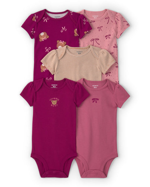 Carters Body Bear Art Pack 5pcs para Bebé Niño
