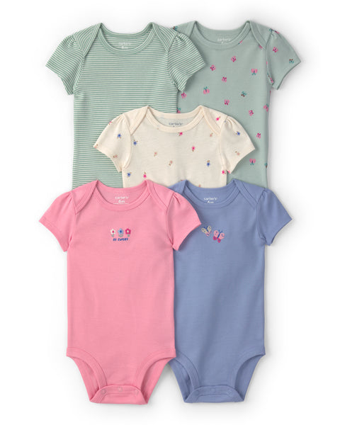Carters Body Floral Art Pack 5pcs para Bebé Niño
