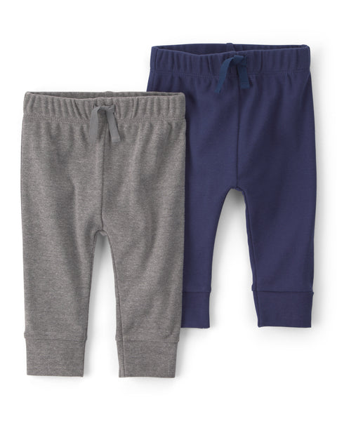 Carters Pantalon Gray/navy 2pcs para Bebé Niño