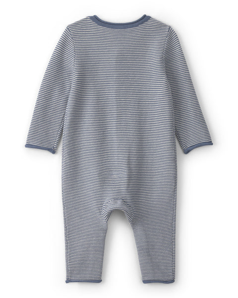 Carters Overol Blue Stripe para Bebé Niño
