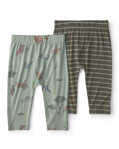 Carters Pantalon Green Desert Print 2pcs para Bebé Niño