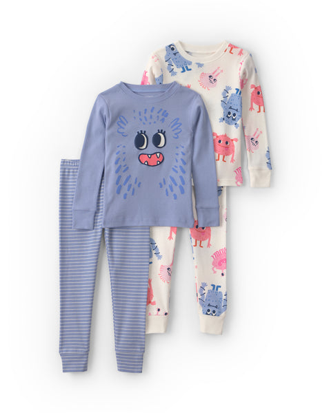 Carters Pijama Cotton Girl Monster S para Bebé Niña