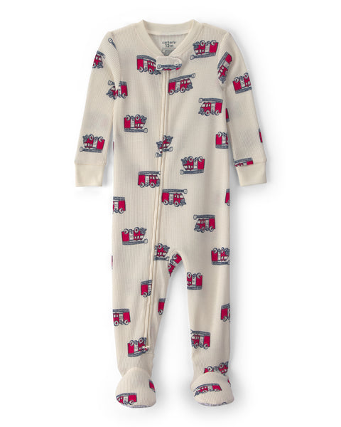 Carters Pijama Cotton Firetrucks para Bebé Niño