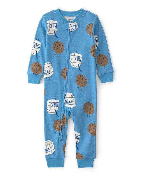 Carters Pijama Cotton Milk And Cookies para Bebé Niño