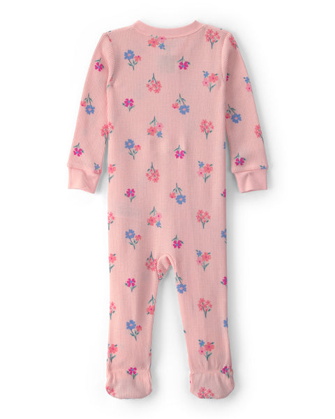 Carters Pijama Cotton Pink Floral para Bebé Niño