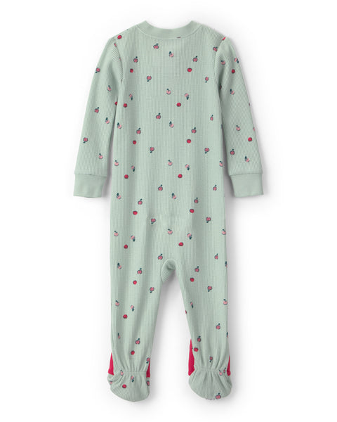 Carters Pijama Cotton Blue Green Apple Feet para Bebé Niño
