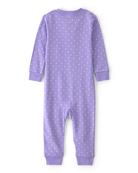 Carters Pijama Cotton Purple Animal Apps para Bebé Niño