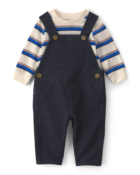 Carters Conjunto De Pantalon Denim W/stripe para Bebé Niño