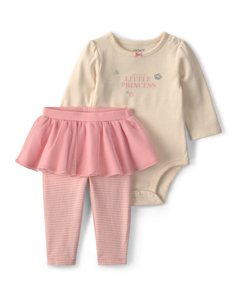 Carters Conjunto De Pantalon Daddys Princess Mc para Bebé Niña
