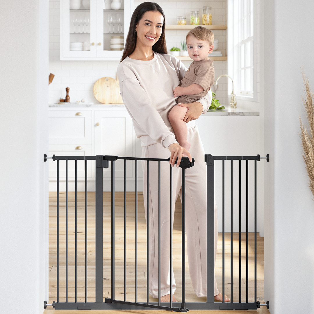 COMFY CUBS PUERTA DE SEGURIDAD PARA BEBE BLACK