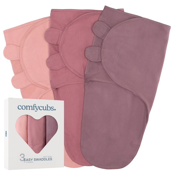 COMFY CUBS BEBE NIÑA ENCHUMBADOR EASY BLUSH/MAUVE/MULBERRY SM