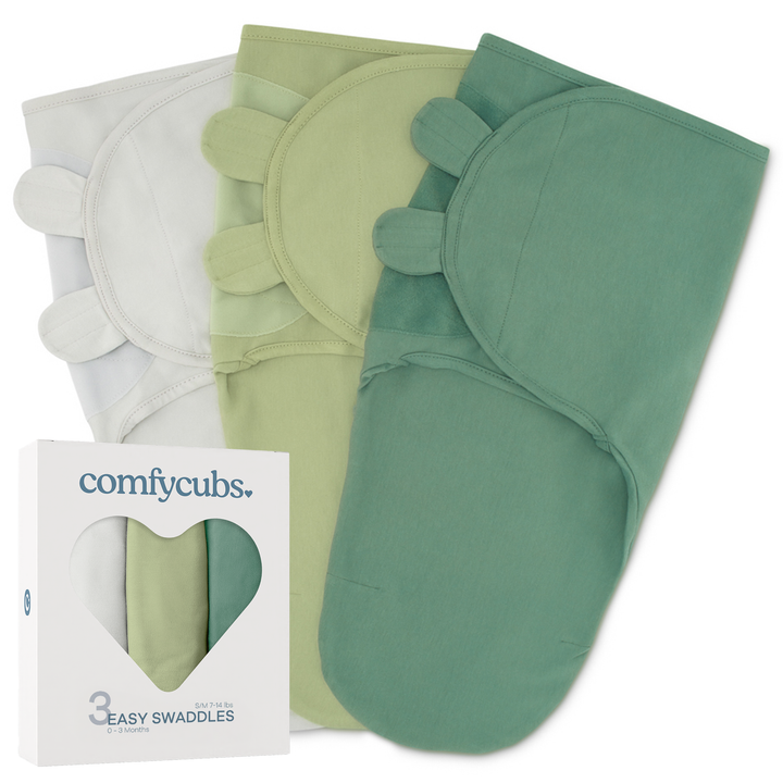 COMFY CUBS BEBE NIÑO ENCHUMBADOR EASY STONE/SAGE/AZUL SM