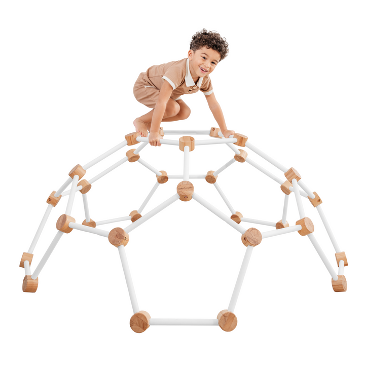 COMFY CUBS ESCALADOR DE CÚPULA DE MADERA WHITE