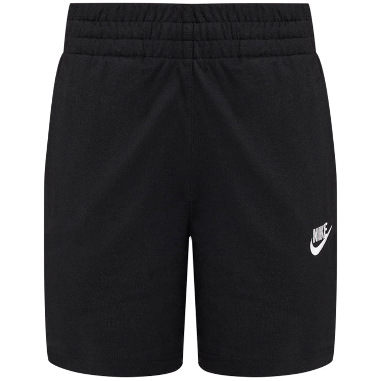 NIKE NIÑO SHORT K NSW CLUB KNIT 6IN LBR BLACK/WHITE