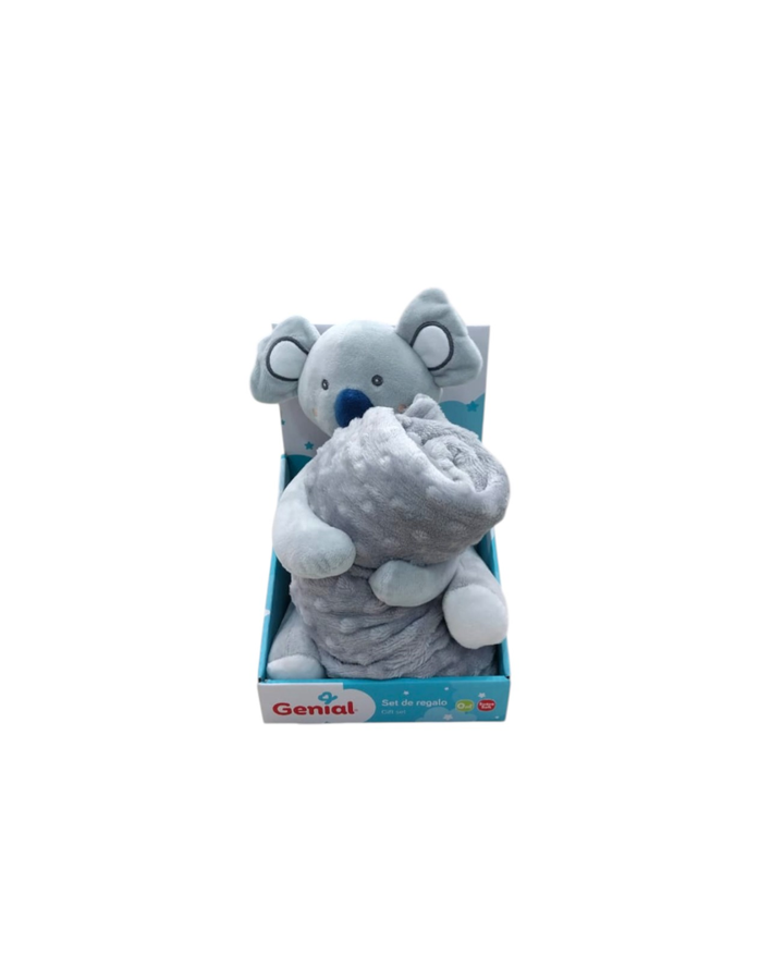 Genial Frazada Transpirable W/Peluche 100 X 75 Cm 0M+ Koala