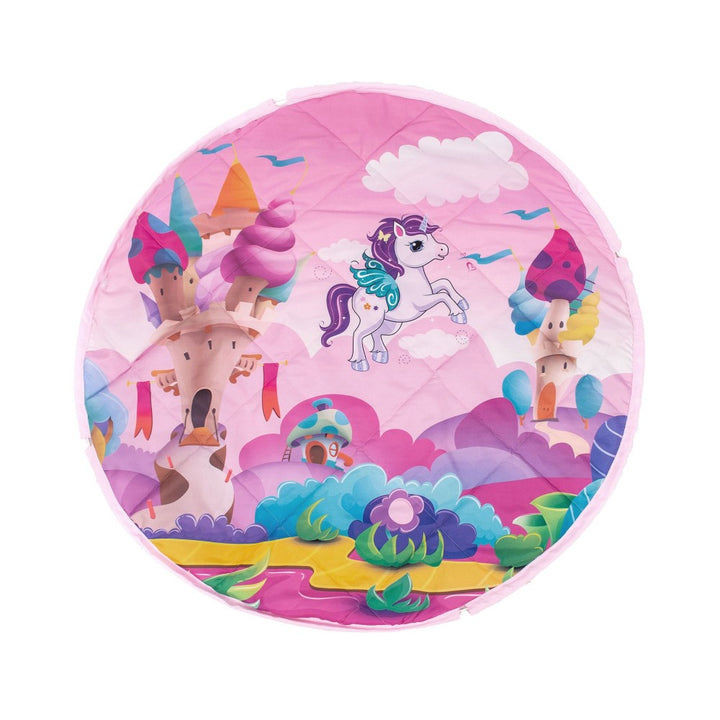 SEVI BEBE COLCHA PARA JUGAR Y BOLSA DE ALMACENAMIENTO UNICORN PATTERN