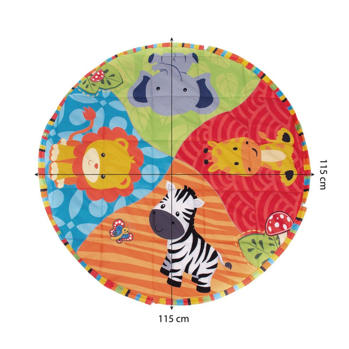 SEVI BEBE COLCHA PARA JUGAR Y BOLSA DE ALMACENAMIENTO CUTE ANIMALS PATTERN