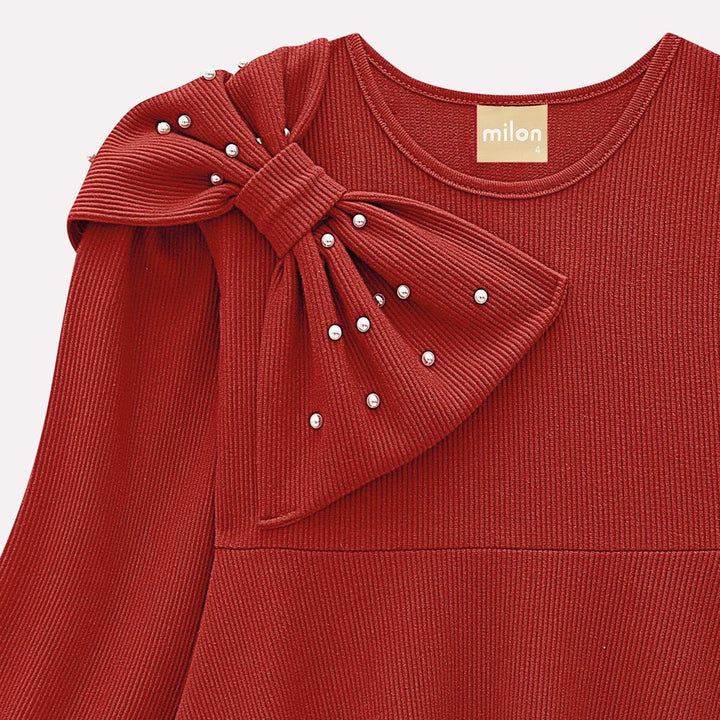 MILON NIÑA VESTIDO ROJO