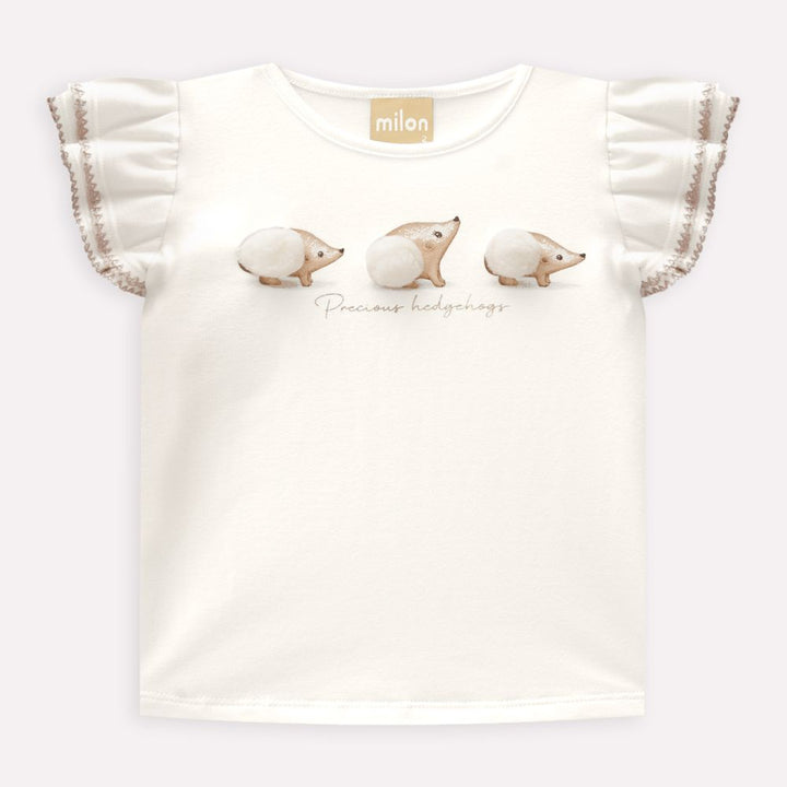 MILON NIÑA BLUSA BLANCO