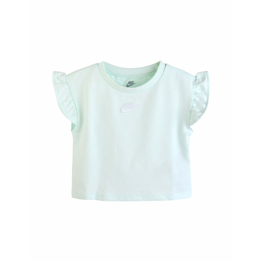 NIKE NIÑA CONJ. DE SHORT NKG FRENCH TERRY BARELY GREEN