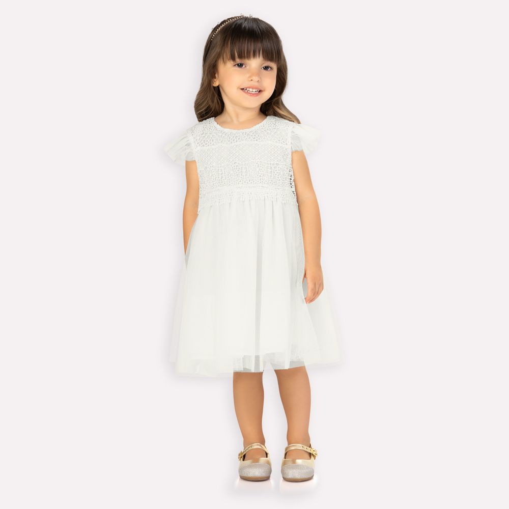 MILON NIÑA VESTIDO BLANCO