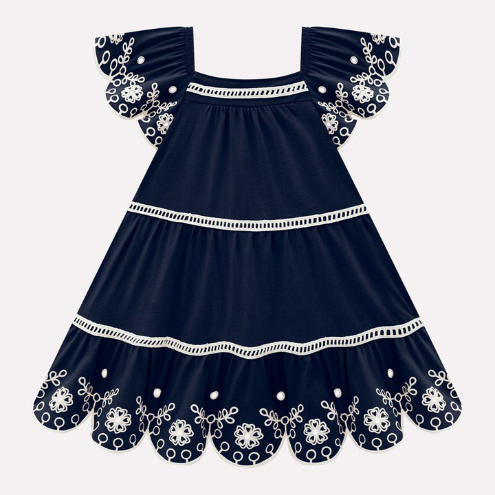 MILON NIÑA VESTIDO AZUL