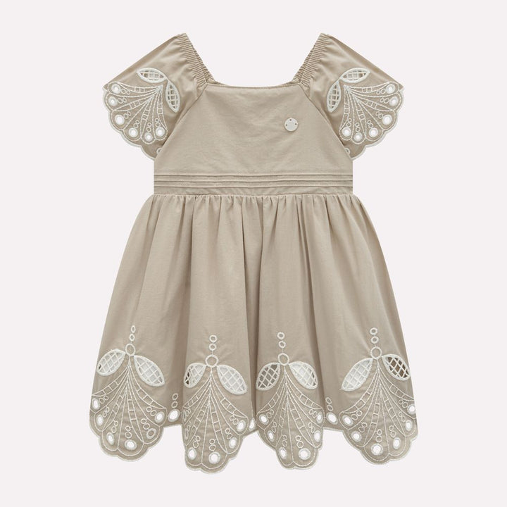 MILON NIÑA VESTIDO BEIGE