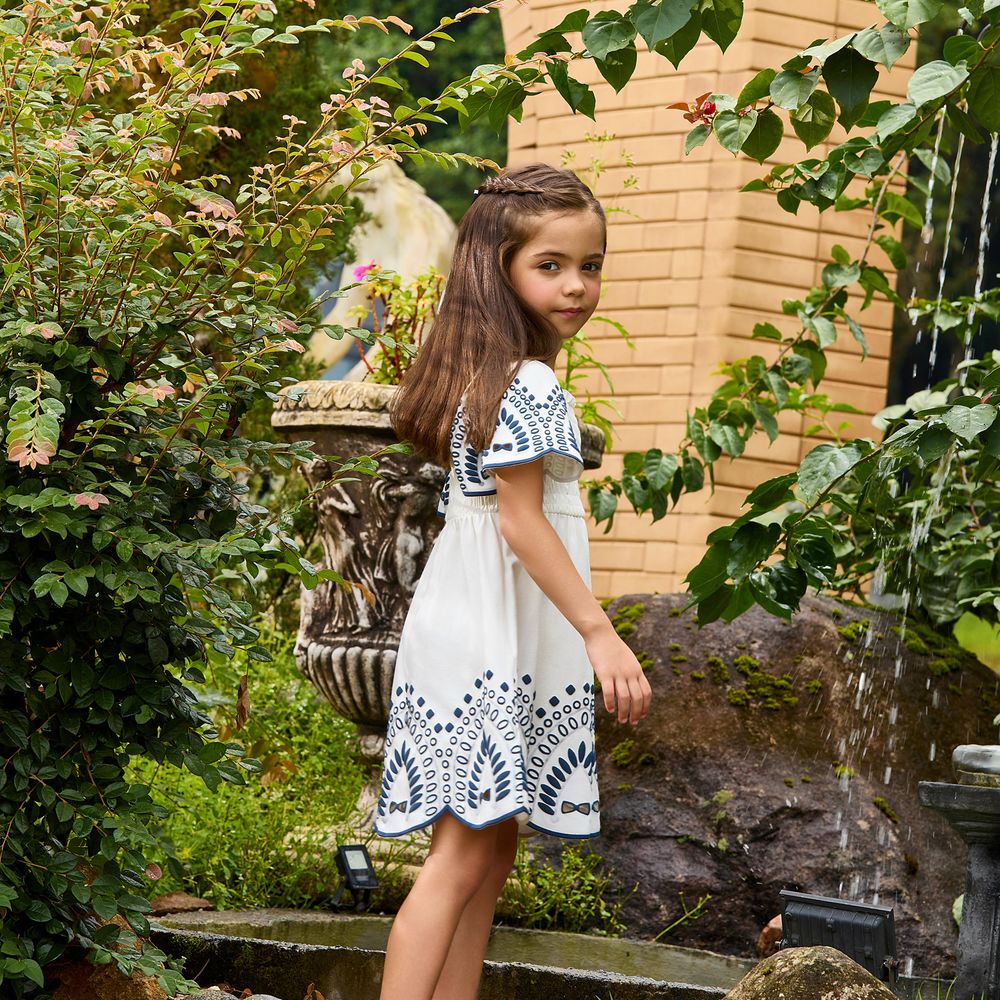 MILON NIÑA VESTIDO BLANCO