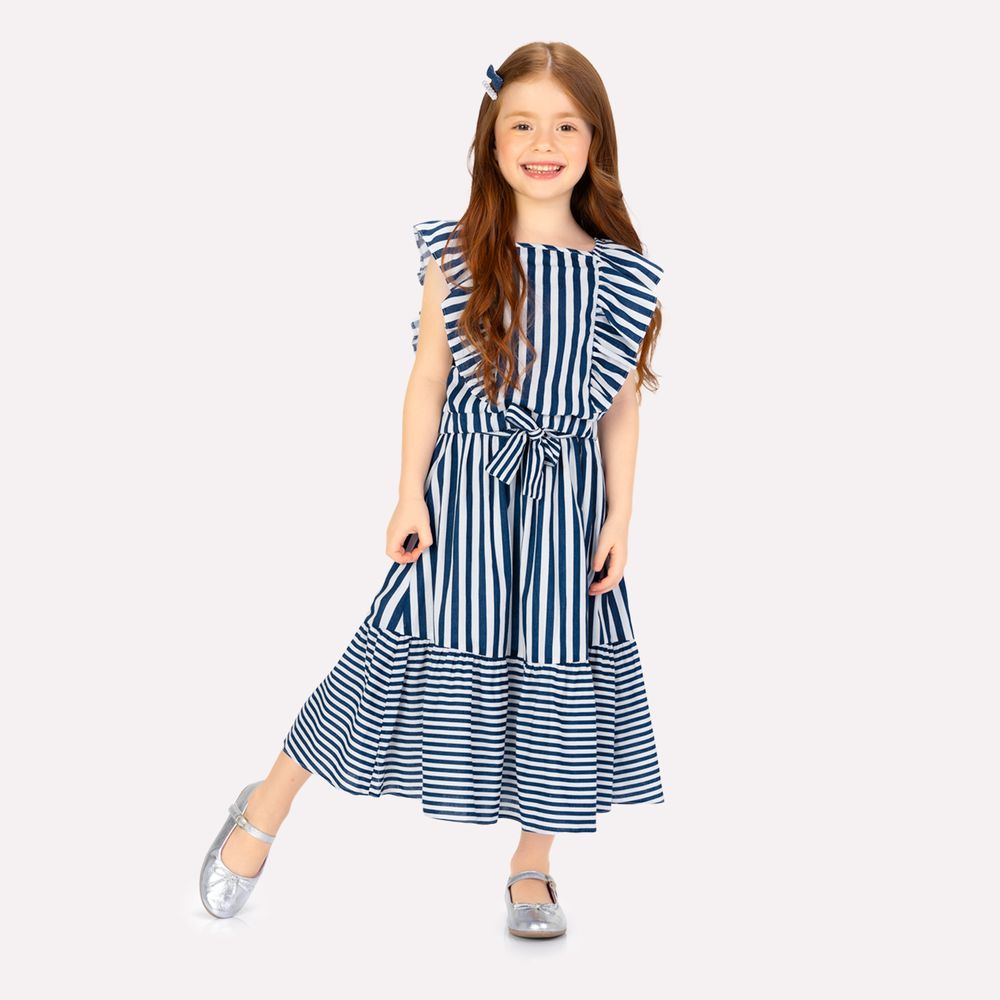 MILON NIÑA CONJ. DE FALDA AZUL