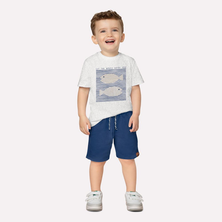 MILON NIÑO CONJ. DE SHORT BLANCO