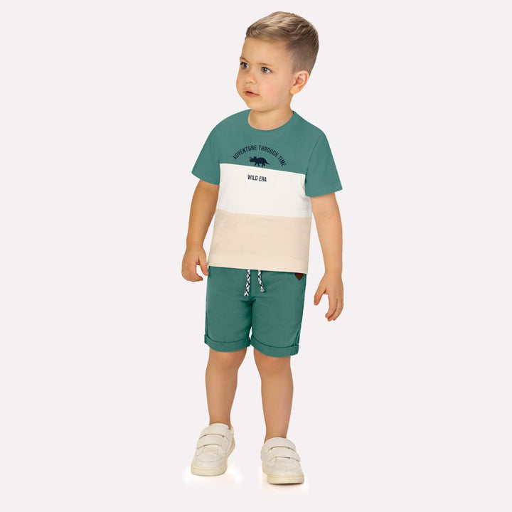 MILON NIÑO CONJ. DE SHORT VERDE