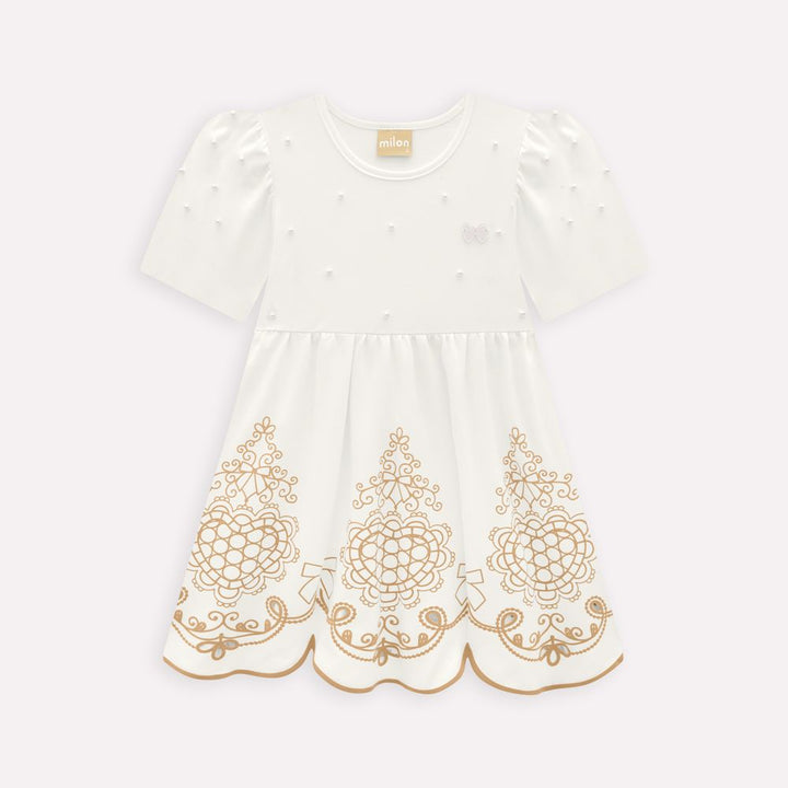 MILON NIÑA VESTIDO BLANCO