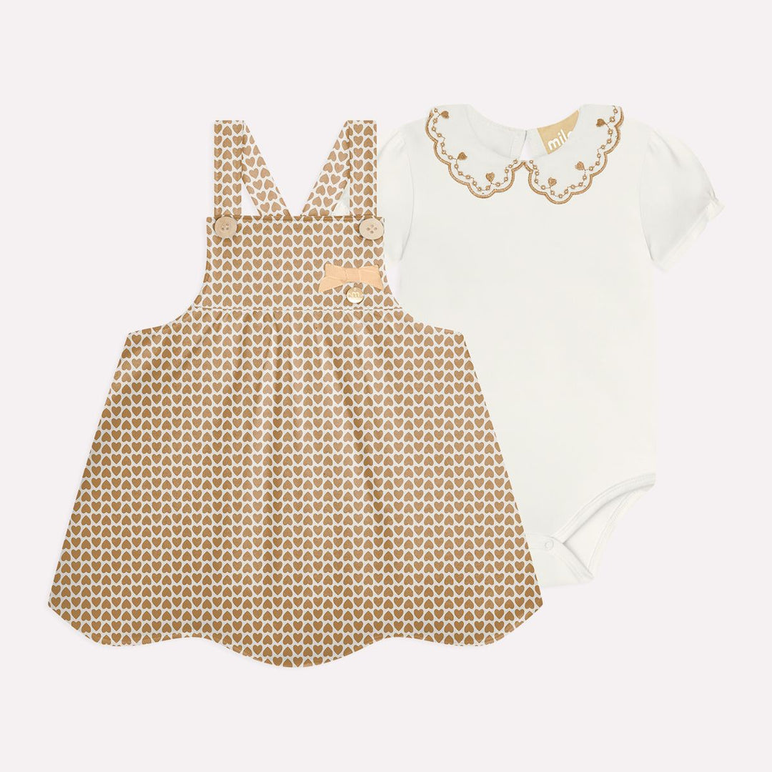 Conjunto de Overol para Bebé Niña Milon