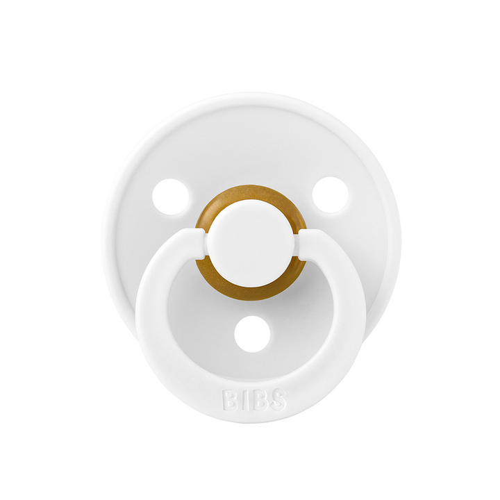 BIBS CHUPETE LATEX SIZE 2 WHITE/BABY BLUES 2PK