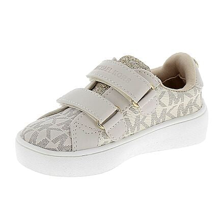 MICHAEL KORS NIÑA ZAPATILLA JEM SLADE H&amp;L VANILLA/ PALE GOLD