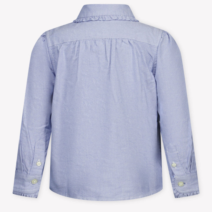 RALPH LAUREN NIÑA CAMISA CLASSIC OXFORD BLUE HYACINTH