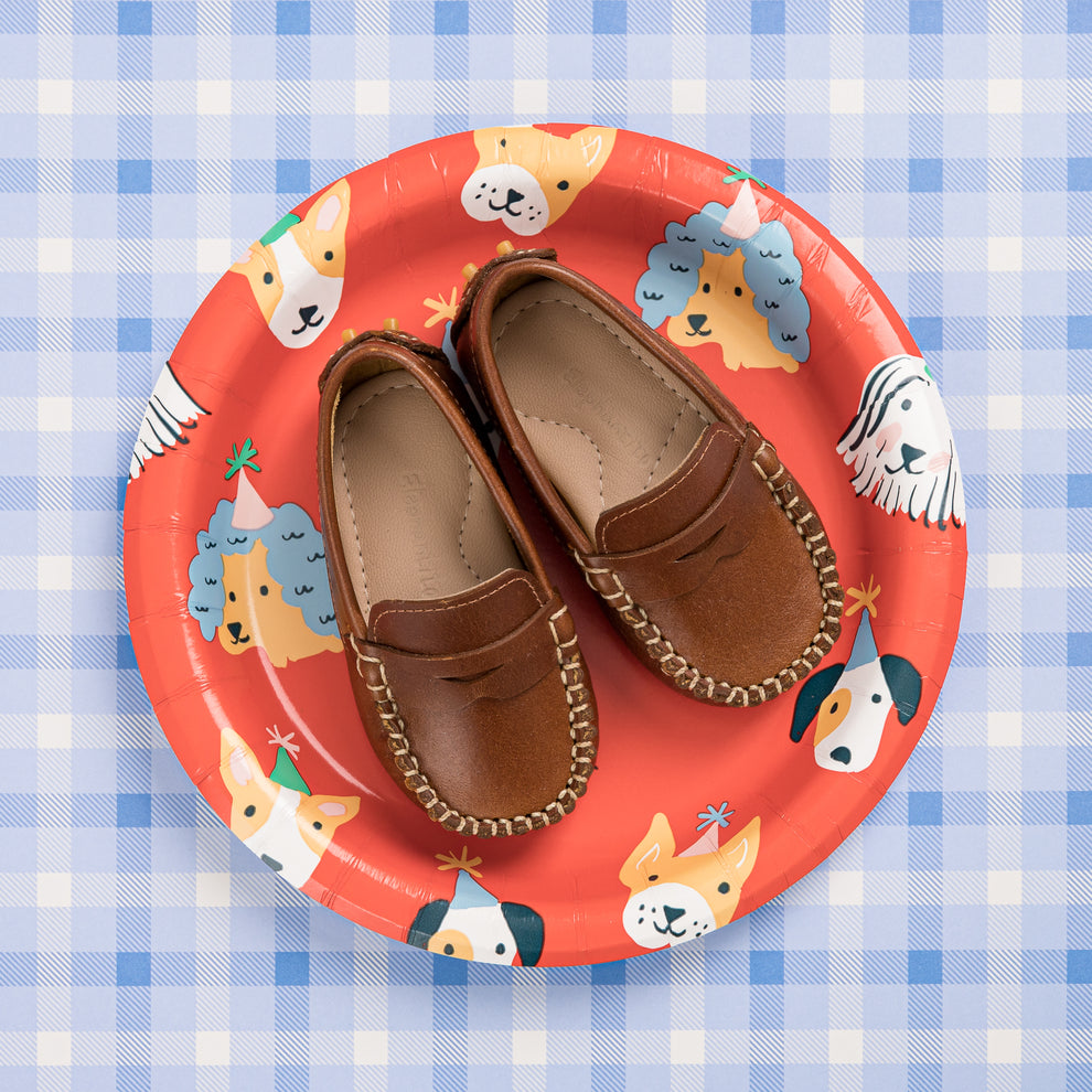 ELEPHANTITO BEBE NIÑO ZAPATO MOCCASIN NATURAL