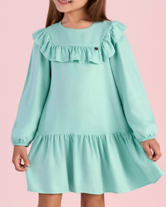 MON SUCRÉ NIÑA VESTIDO FOREST VERDE