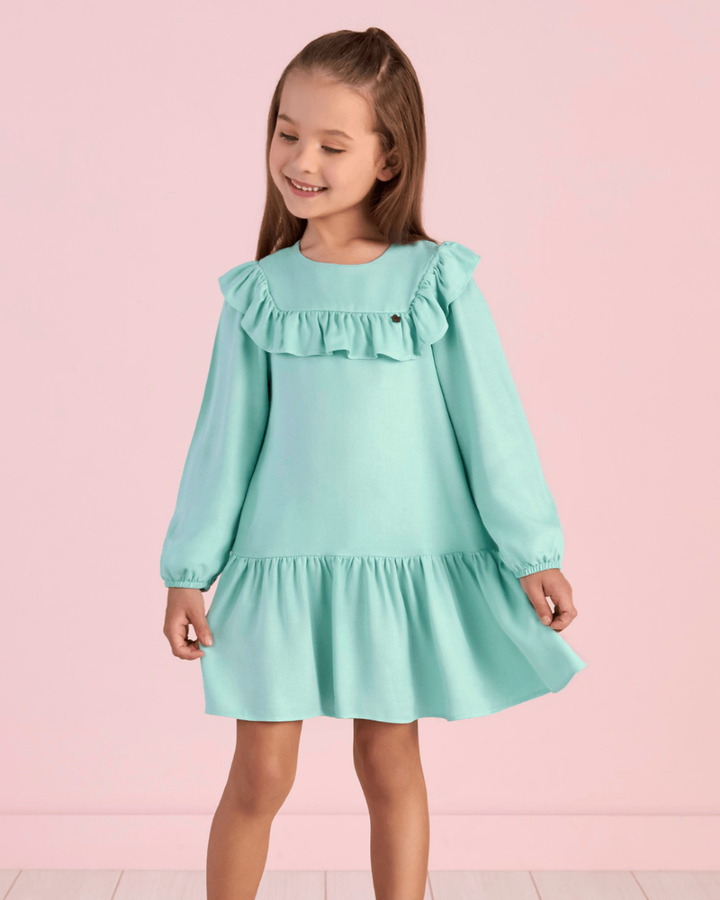 MON SUCRÉ NIÑA VESTIDO FOREST VERDE