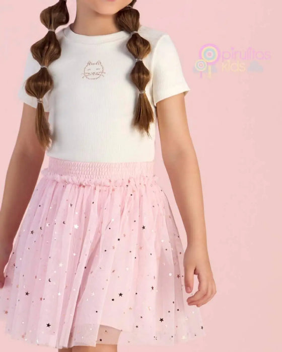 MON SUCRÉ NIÑA VESTIDO FOREST ROSA PINK