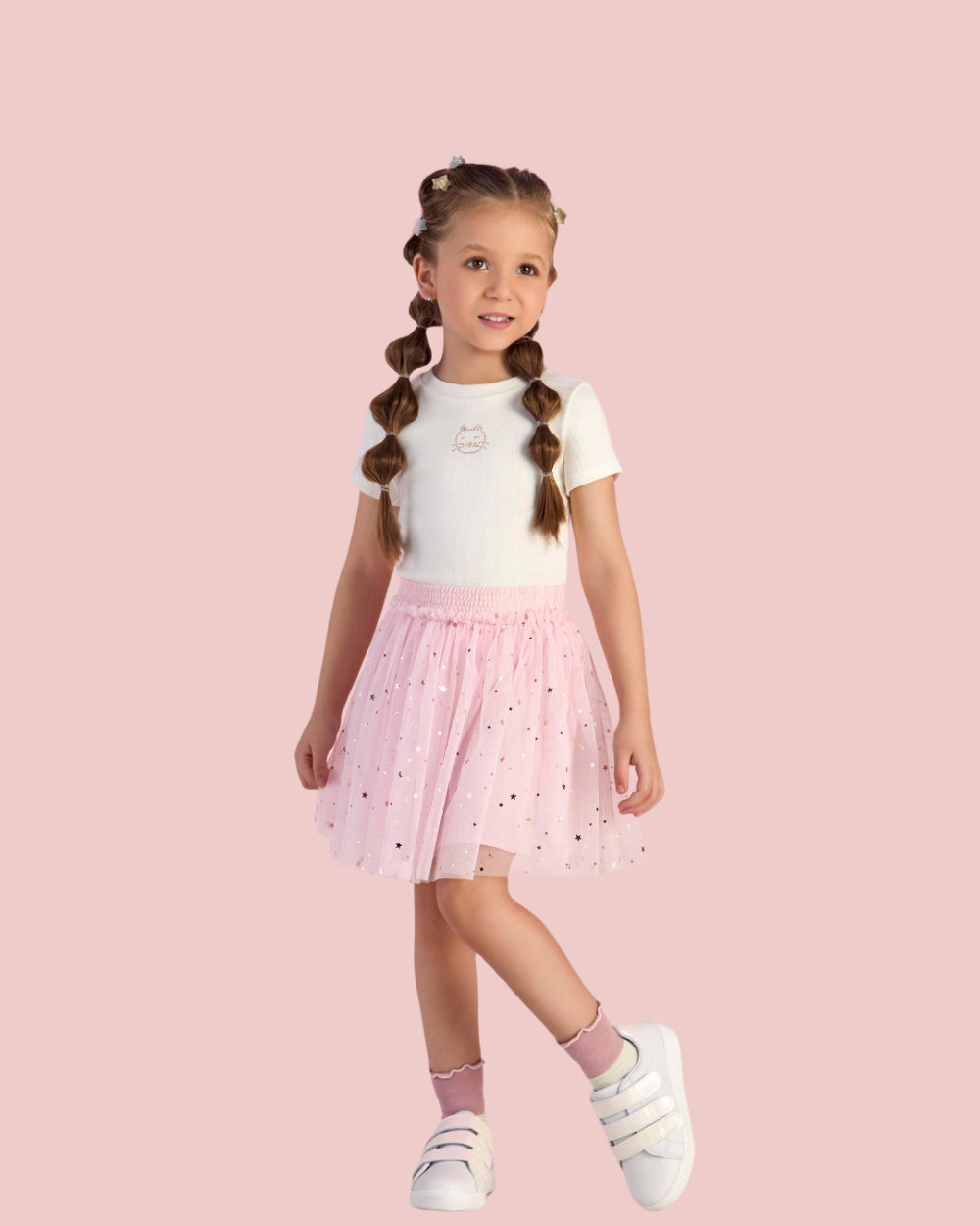 MON SUCRÉ NIÑA VESTIDO FOREST ROSA PINK